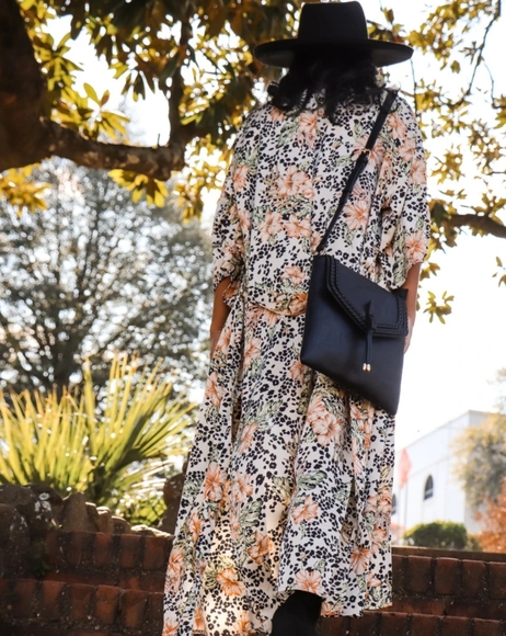 Leopard floral kimono - Picture 3 of 3